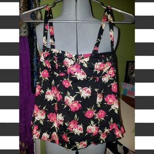 Poofy Floral Corset
